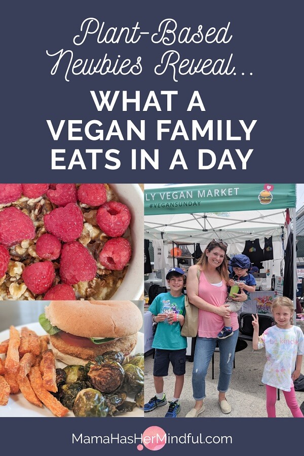 What Our Vegan Family of 5 Eats in a Day