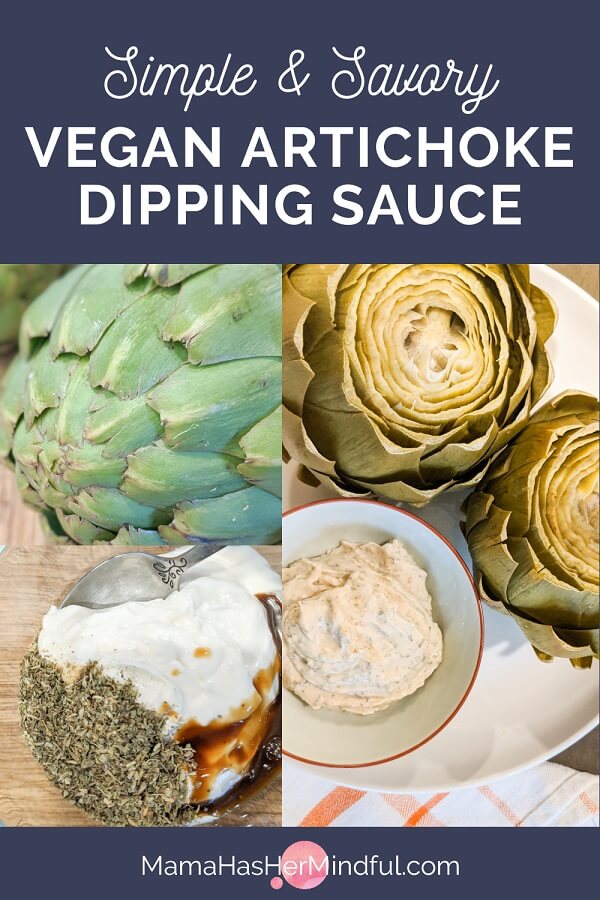 Simple and Savory Vegan Artichoke Dipping Sauce